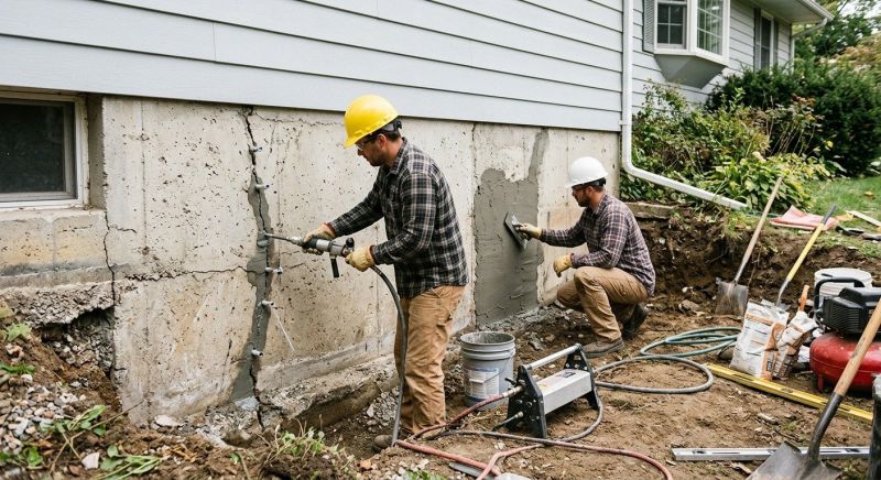 Basement Foundation Repair in Monroe, NC
