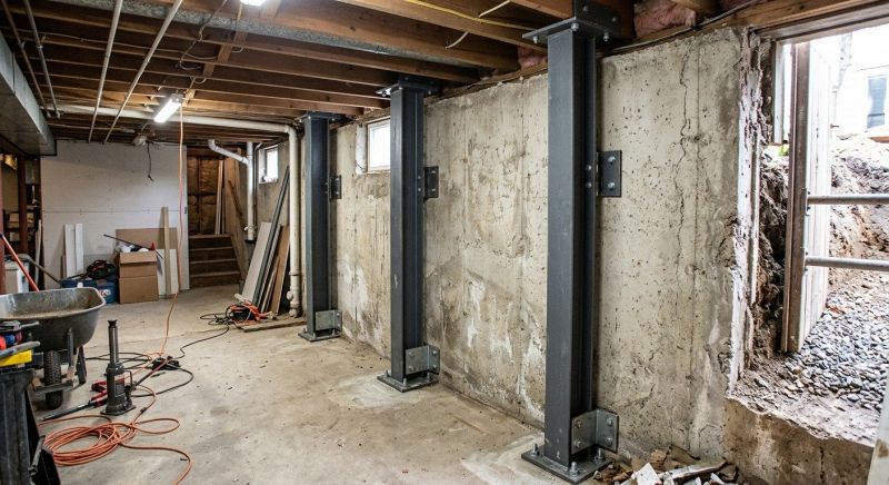 Basement Stabilization in Waxhaw, NC