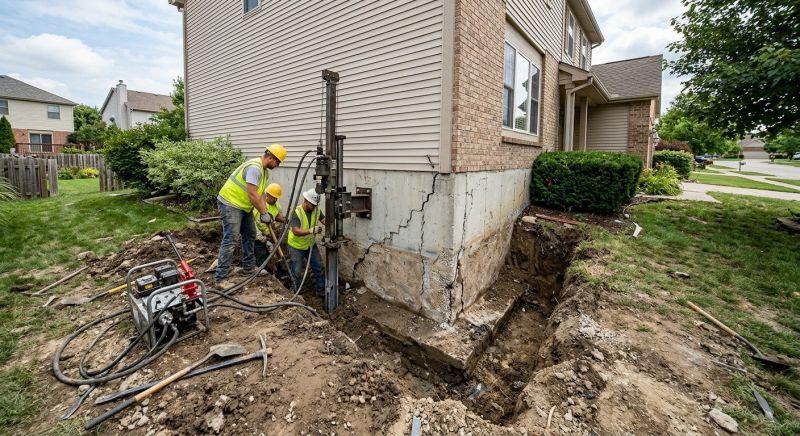 Building Foundation Repair in Matthews, NC
