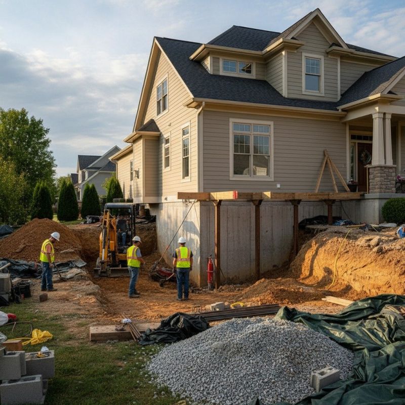 Building Foundation Repair in Mecklenburg County, NC