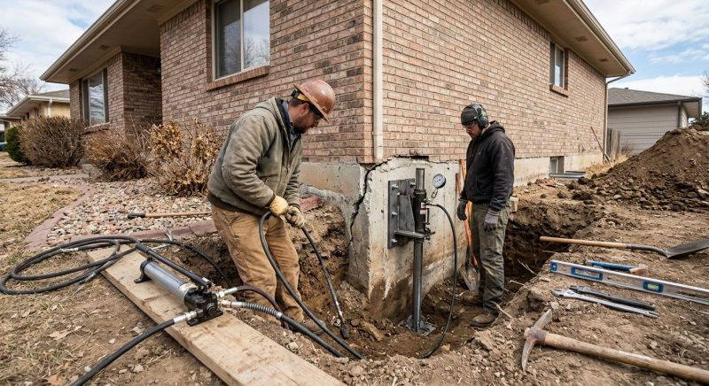 Building Foundation Repair in Midland, NC