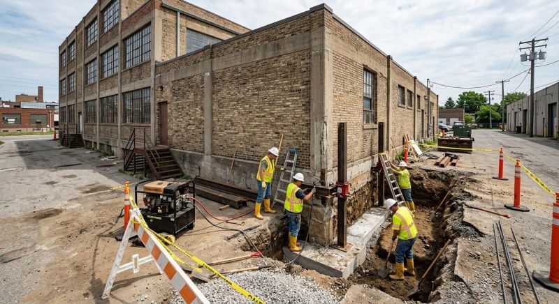 Commercial Foundation Repair in Waxhaw, NC