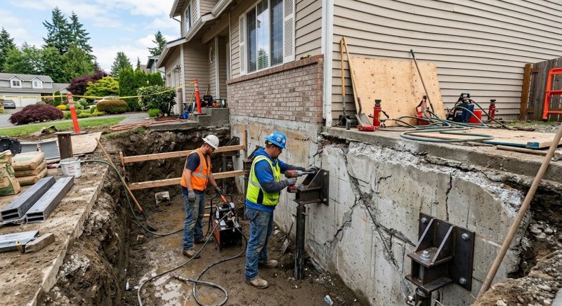 Commercial Foundation Repair in Waxhaw, NC