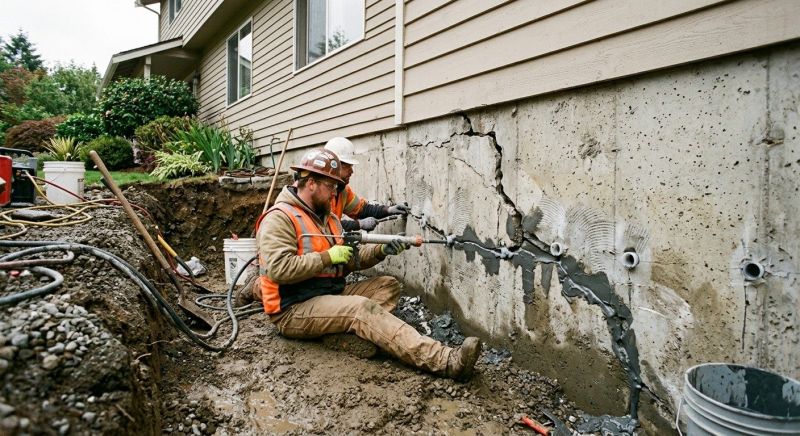 Cracked Foundation Repair in Fort Mill, SC