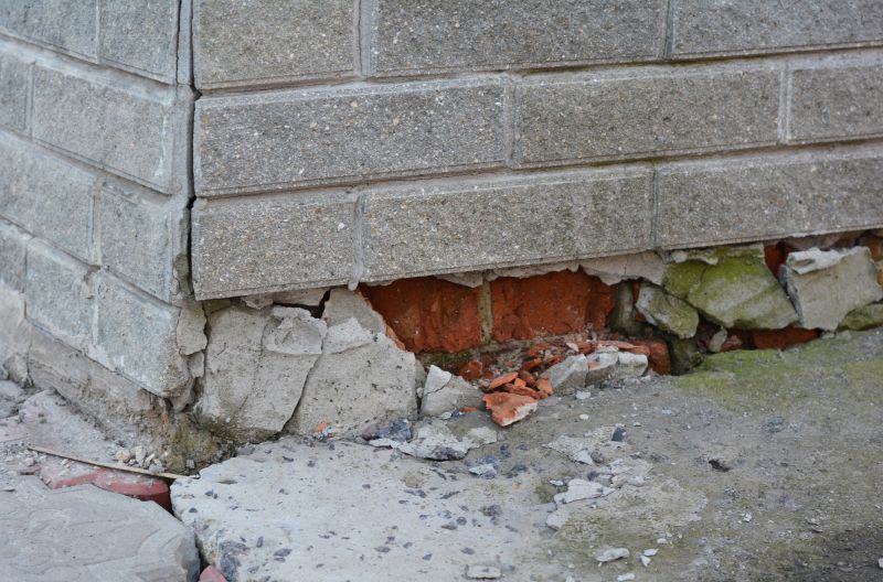 Cracked Foundation Repair in Waxhaw, NC