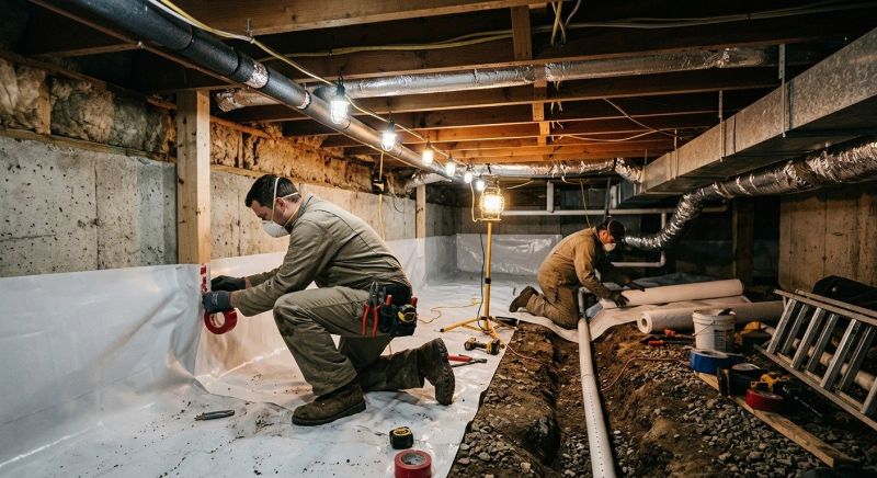 Crawl Space Leveling in Waxhaw, NC