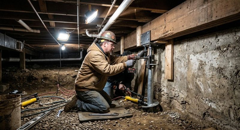 Crawlspace Foundation Repair in Wingate, NC