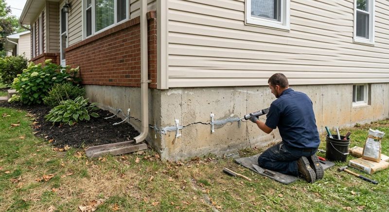 Foundation Cracks Repair in Waxhaw, NC