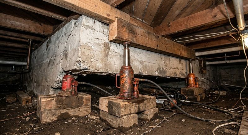 Foundation Jacking in Wingate, NC