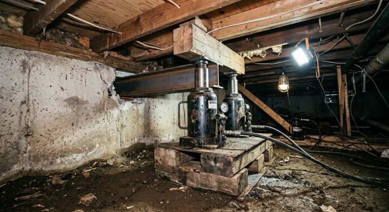 Foundation Jacking in York County, SC
