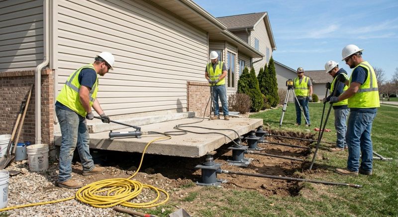 Foundation Lifting in Indian Trail, NC