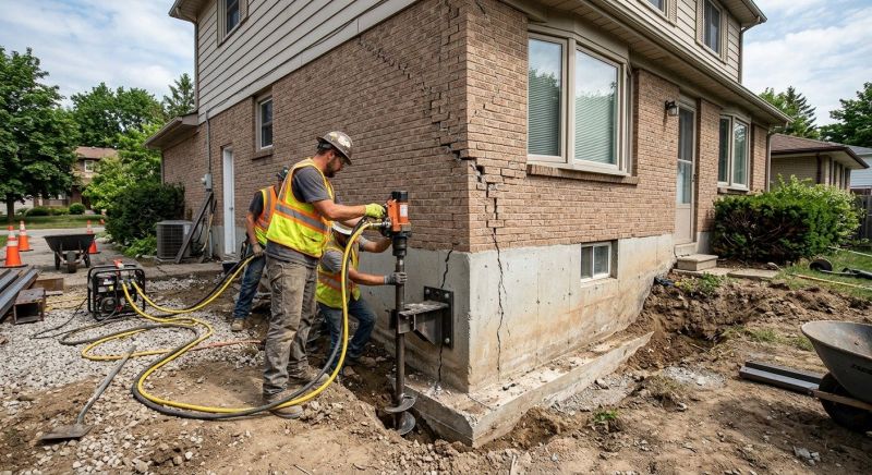 Foundation Lifting in Wingate, NC