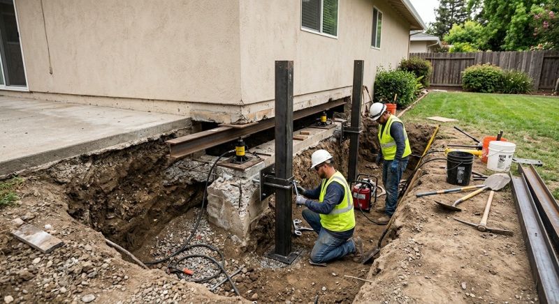 Foundation Pier Repair in Waxhaw, NC