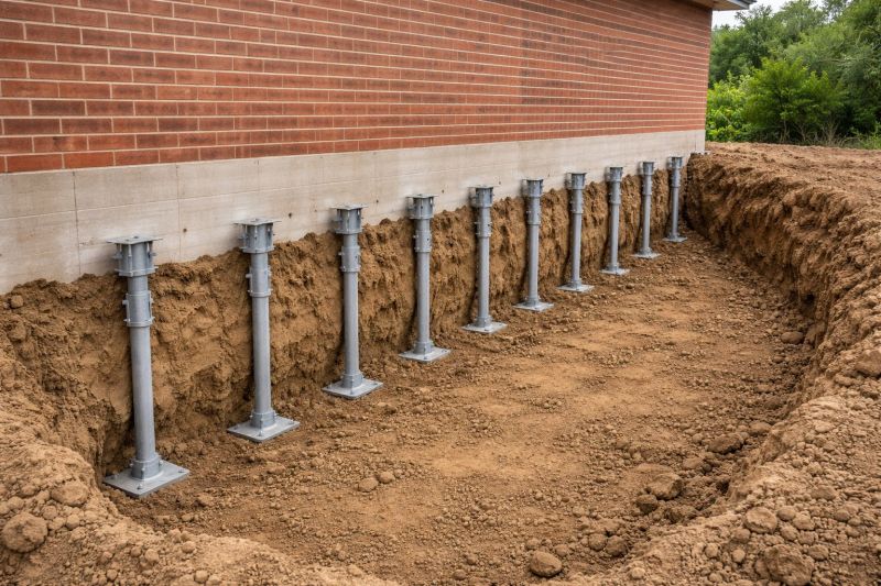 Helical Pile Installation in Waxhaw, NC