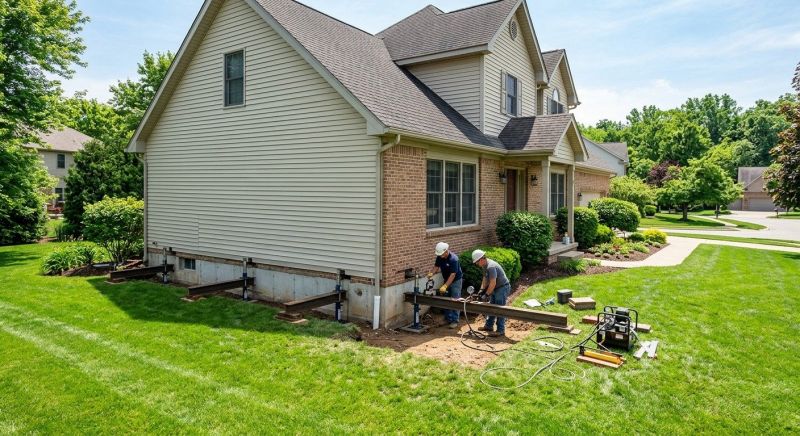 House Foundation Leveling in Waxhaw, NC