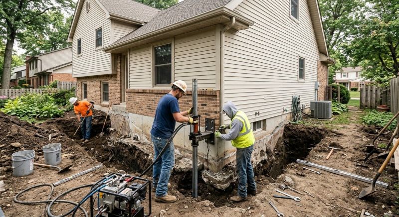 House Foundation Repair in Waxhaw, NC