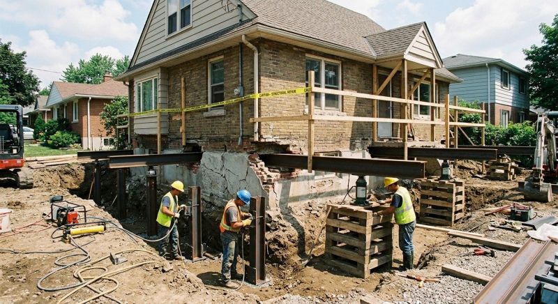 House Foundation Repair in Waxhaw, NC