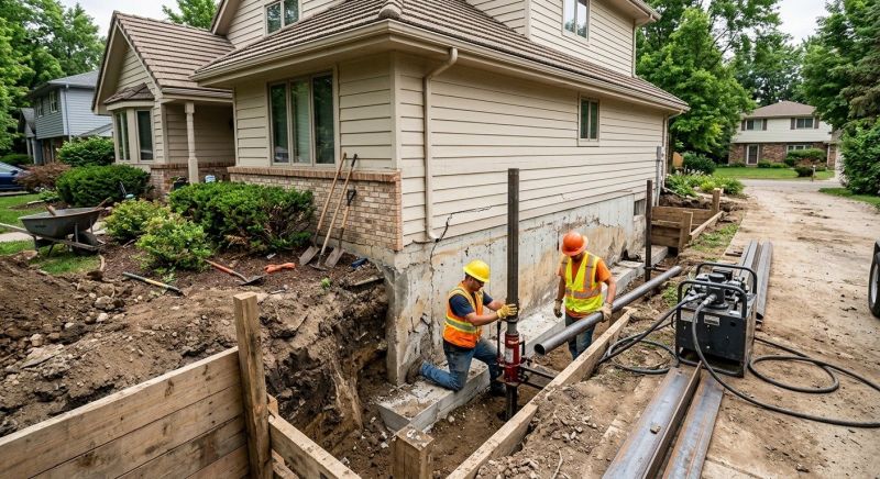 House Foundation Repair in Monroe, NC