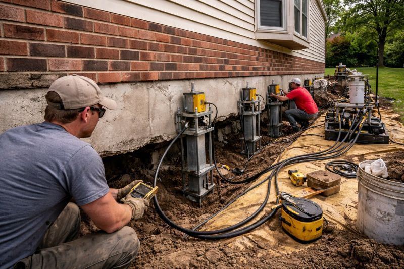 Settling Foundation Service in Fort Mill, SC