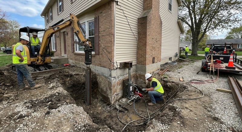 Sinking Foundation Repair in Monroe, NC