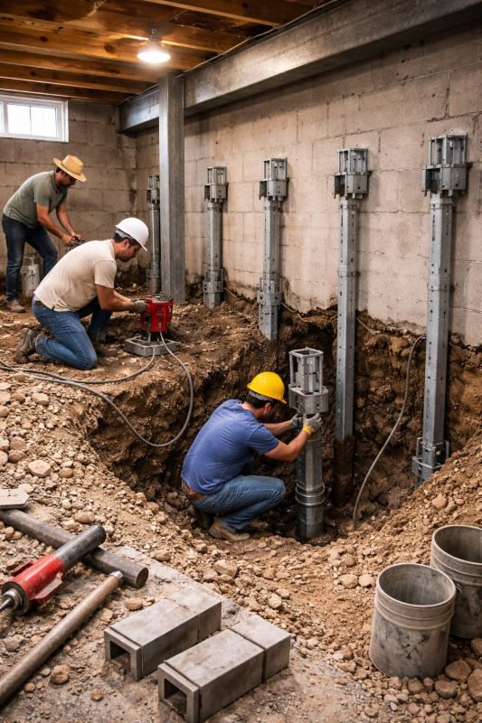 Structural Underpinning in Waxhaw, NC